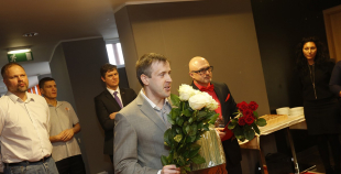 2016 Liepājā sumina hokeja treneri Aleksandru Cicurski