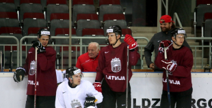 Latvijas izlases treniņš "Arēnā Rīga"