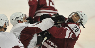 2013 Latvijas U18 hokeja izlase ar 3:4 piekāpjas HK "Rīga"