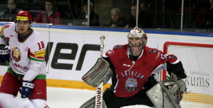 EHC: Latvija - Baltkrievija 4:1