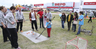 2014 Liepājas hokejisti "Rally Kurzeme" laikā