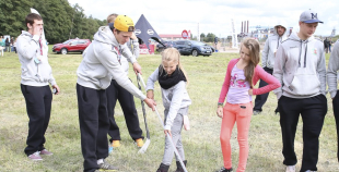 2014 Liepājas hokejisti "Rally Kurzeme" laikā
