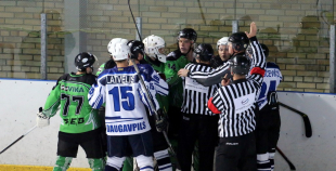 2014 1. Līga: HK Tukums Stiga/RM - Daugavpils 2:1