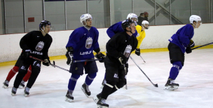 2016 Latvijas U20 hokeja izlases treniņš
