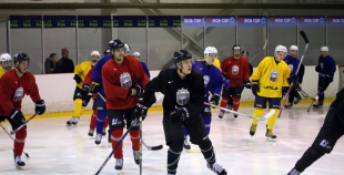 2016 Latvijas U20 hokeja izlases treniņš