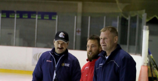 2016 Latvijas U20 hokeja izlases treniņš
