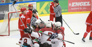 FOTO: Latvija U20 - Baltkrievija (3:2)