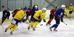 2016 Latvijas U20 hokeja izlases treniņš