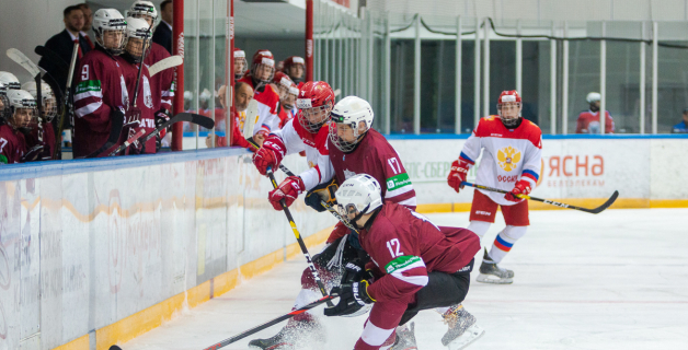 FOTO: Latvija U17 - Krievija U16 1:6