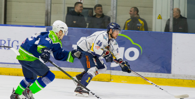 Virslīga: 5. finālspēle: HK Mogo - HK Kurbads 3:4 